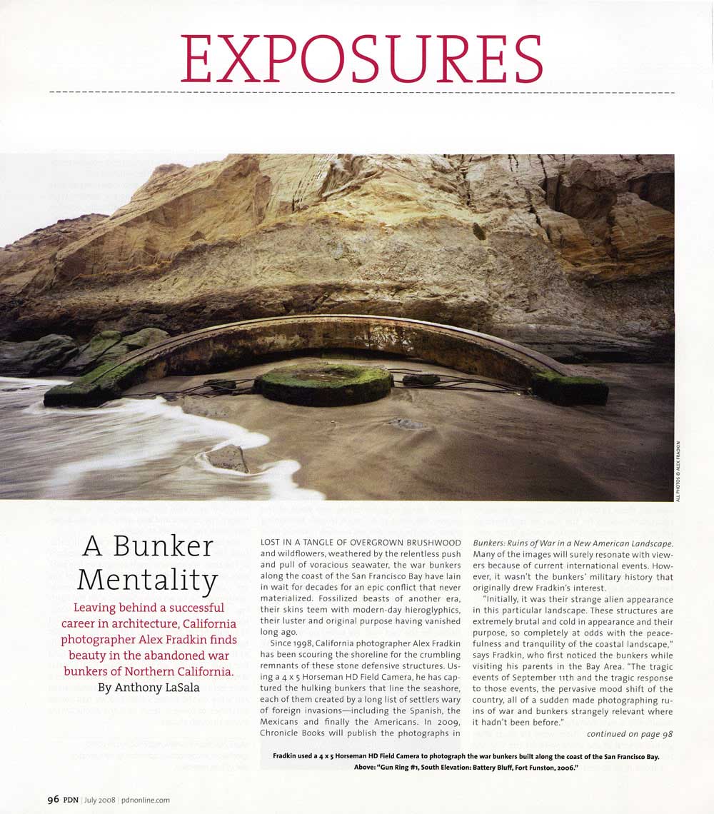 PDN | Press for "The Bunker Project" by Alex Fradkin
